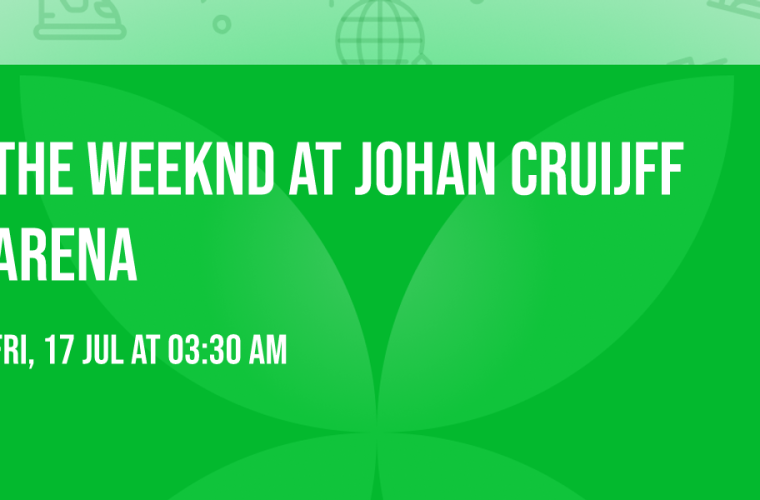 the weeknd at johan cruijff arena