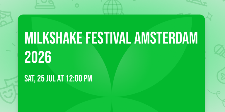 Milkshake Festival Amsterdam 2026 — Muziek in Amsterdam