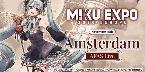 MIKU EXPO 2026 EUROPE in Amsterdam — museum-expo in Amsterdam