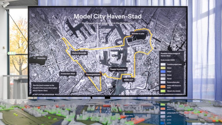 Modelstad Haven-Stad — museum-expo in Amsterdam