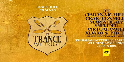 In Trance We Trust x ADE 2026 — Uitgaan in Amsterdam