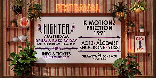 HIGH TEA Festeaval 2026 — markt-eten in Amsterdam