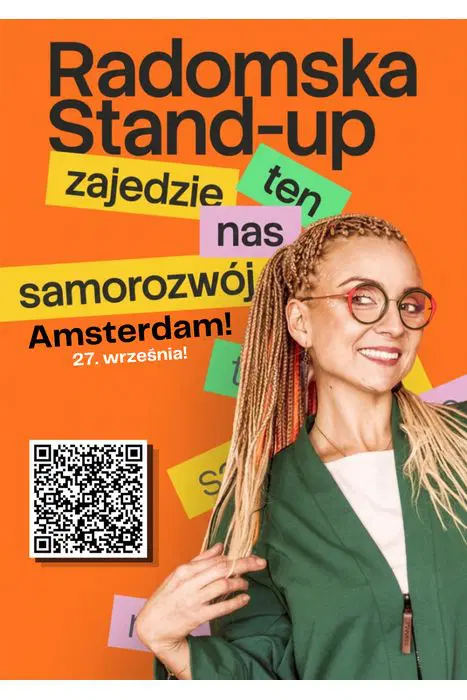 Aleksandra Radomska w programie „Zaj**** nas ten samorozwój” | Stand-Up — Theater in Amsterdam
