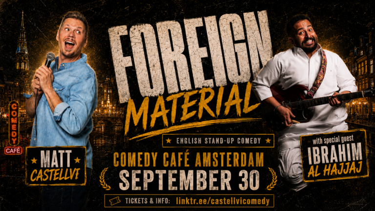 FOREIGN MATERIAL – Matt Castellvi & Ibrahim Al Hajjaj — Muziek in Amsterdam